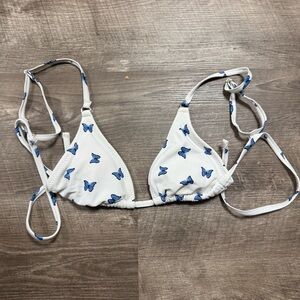 L.A. Hearts by PacSun Butterfly Print Bikini Top Size Medium